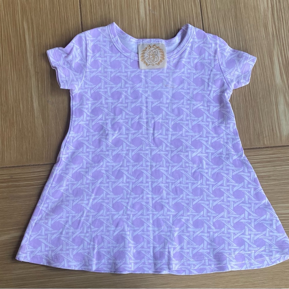 Ocean Cane Club Purple Dress Print